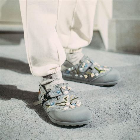 dior birkenstock floral